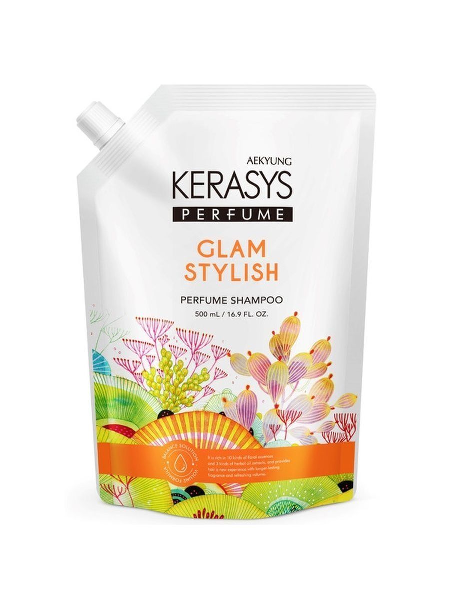 Шампунь для волос KeraSys парфюмированный Гламур 500 мл kerasys glam stylish perfume кондиционер для волос гламур 600 мл