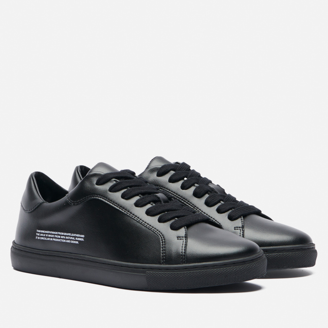 

Кеды женские PANGAIA Grape Leather черные 36 EU, Grape Leather