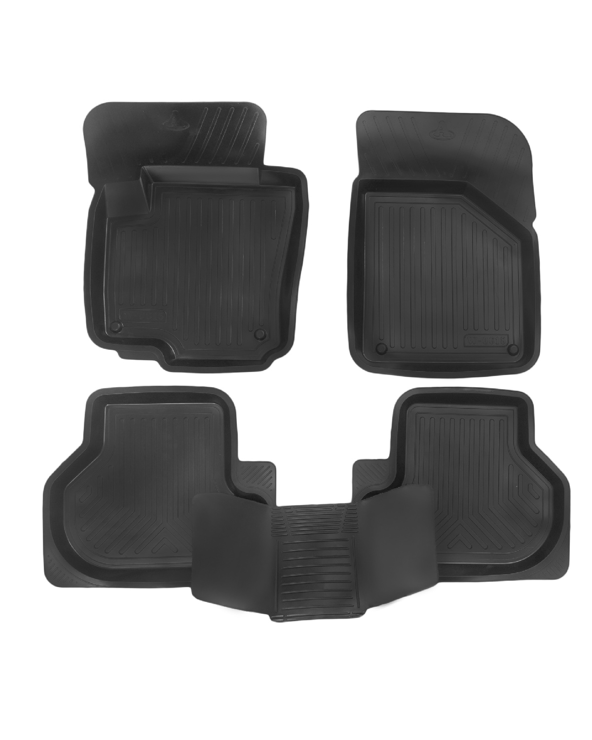

Коврики салона Volkswagen Tiguan (07- 16), резина, с перемычкой, 5 шт.