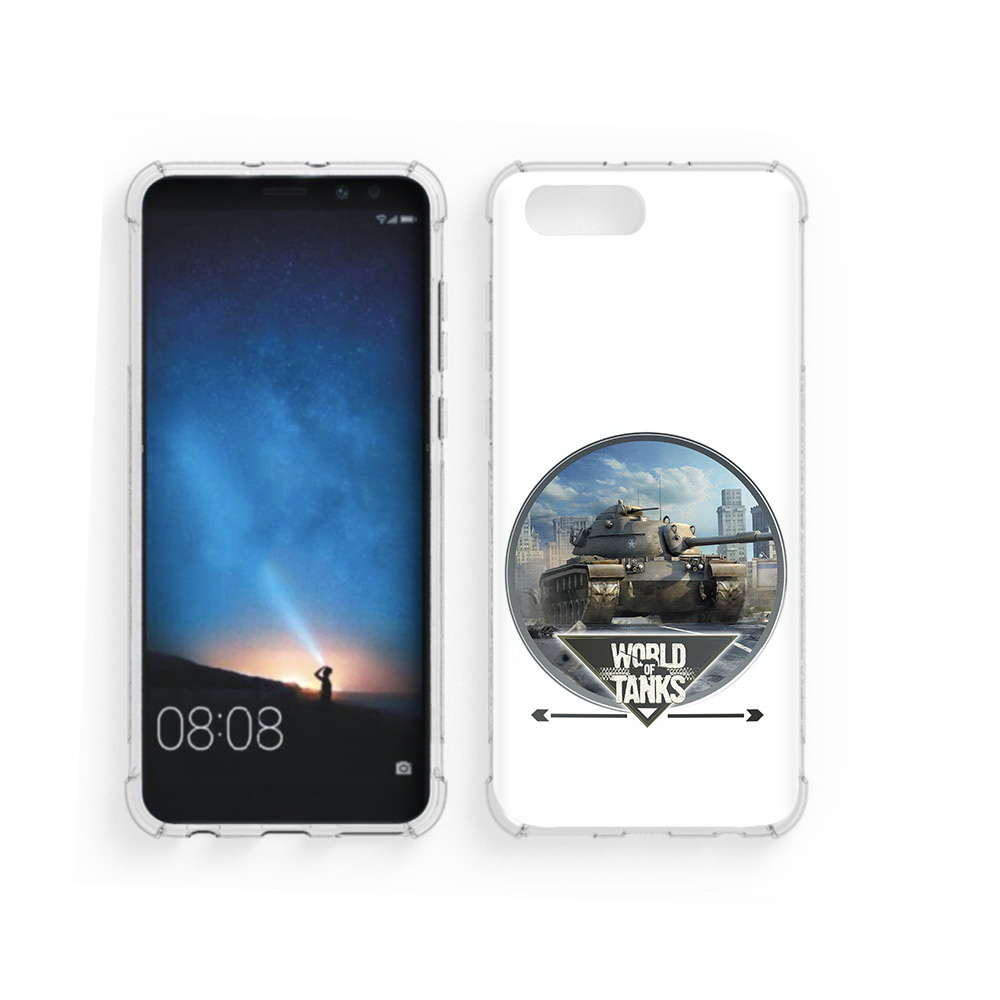 

Чехол MyPads Tocco для Honor V10 Мир танков (PT98539.62.119), Прозрачный, Tocco