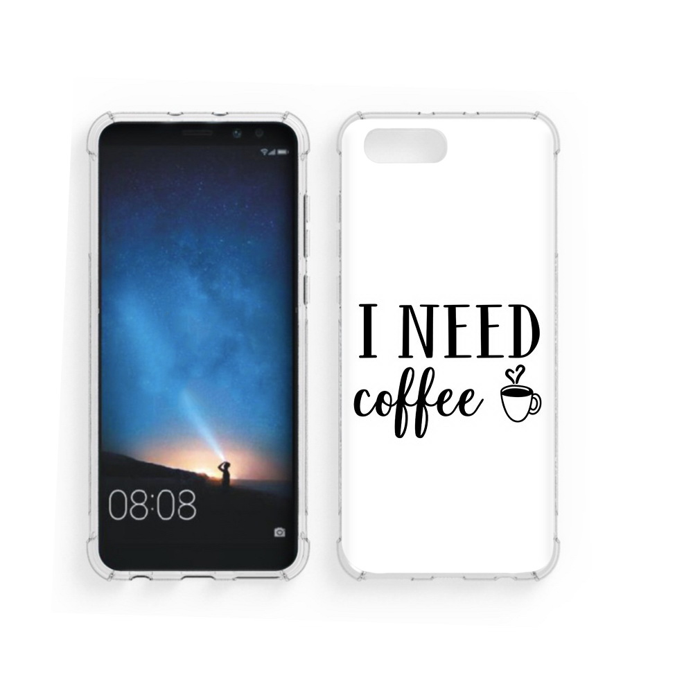 

Чехол MyPads Tocco для Honor V10 Мне нужен кофе (PT98539.62.121), Прозрачный, Tocco