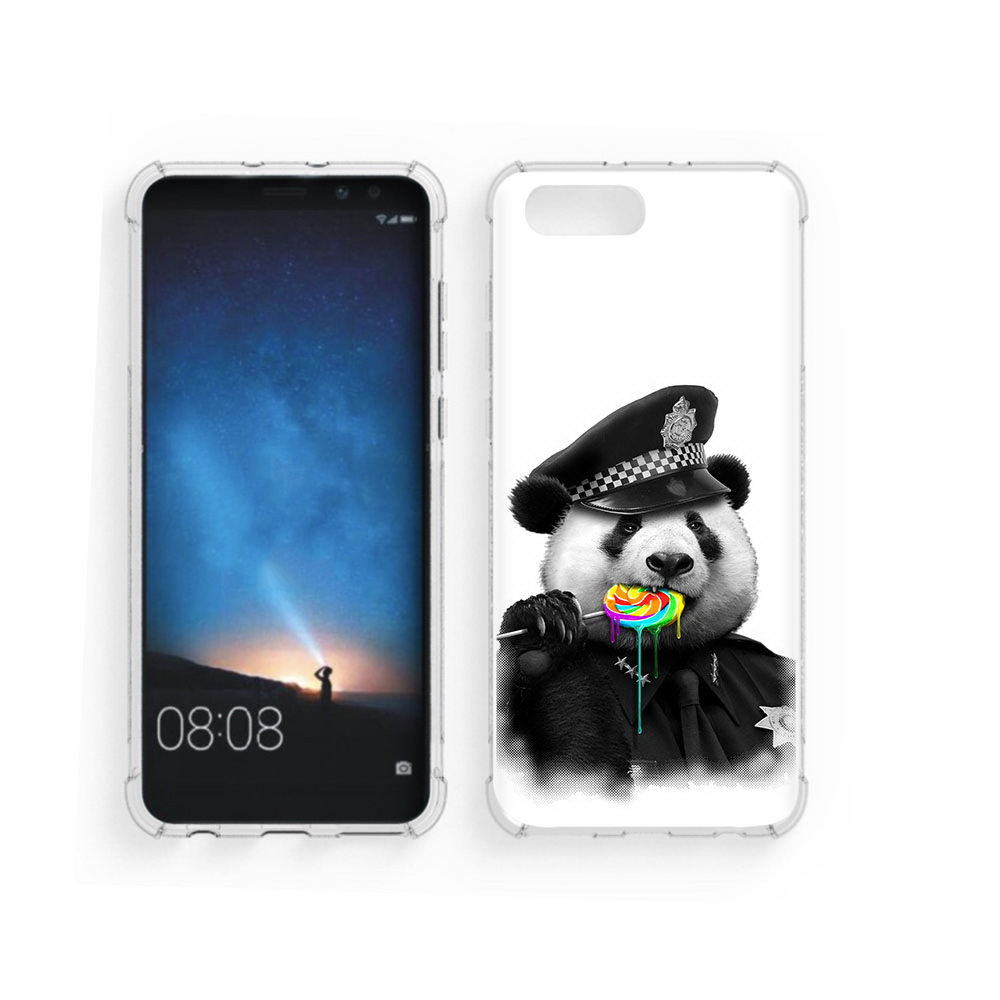 

Чехол MyPads Tocco для Honor V10 Панда полиция (PT98539.62.130), Прозрачный, Tocco