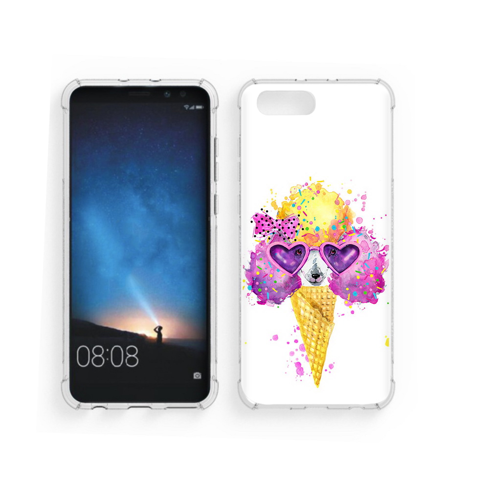 

Чехол MyPads Tocco для Honor V10 Рожок (PT98539.62.146), Прозрачный, Tocco