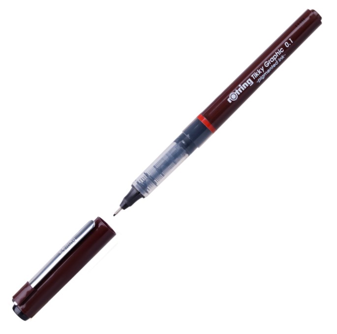 

Ручка Rotring Tikky Graphic для черчения 0.1 мм