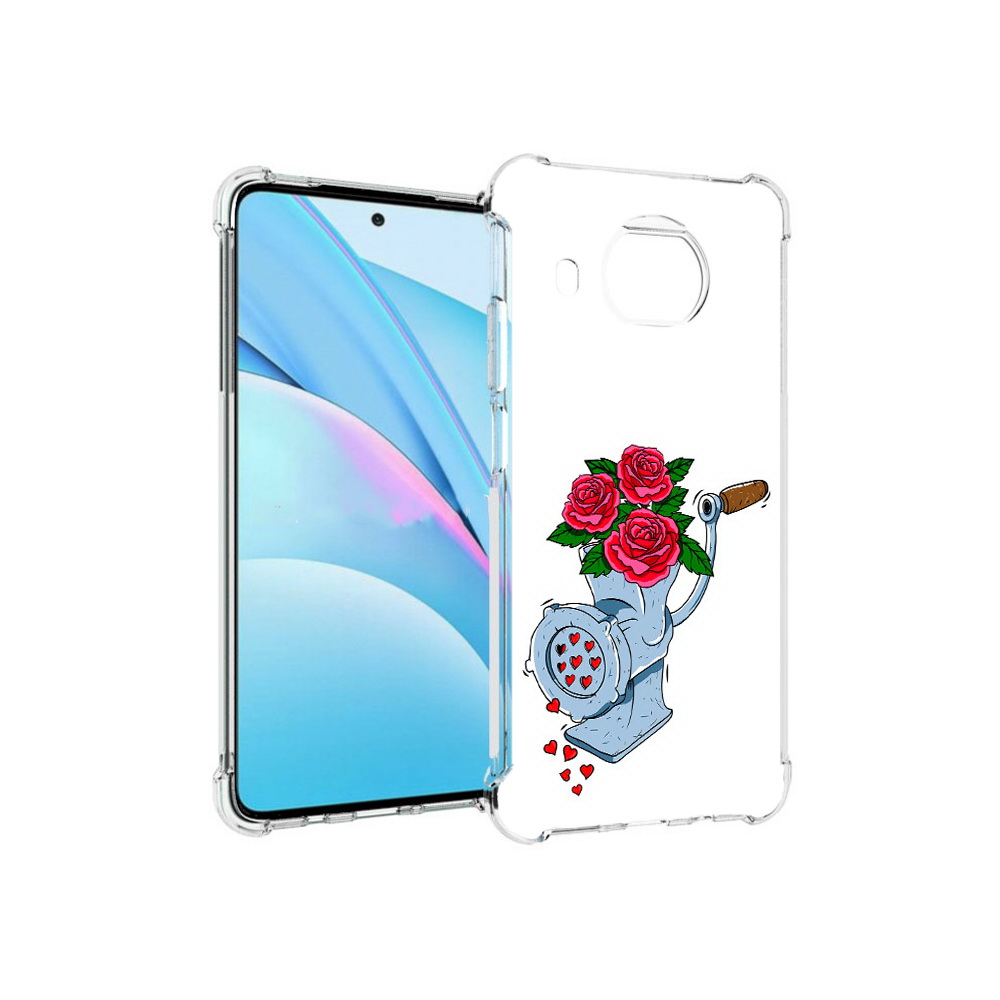 

Чехол MyPads Tocco для Xiaomi Mi 10T Lite Цветочные сердца (PT154732.269.199), Прозрачный, Tocco