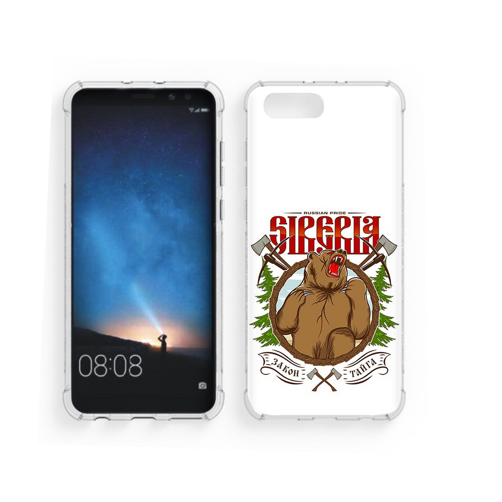 

Чехол MyPads Tocco для Honor V10 Тайга (PT98539.62.168), Прозрачный, Tocco