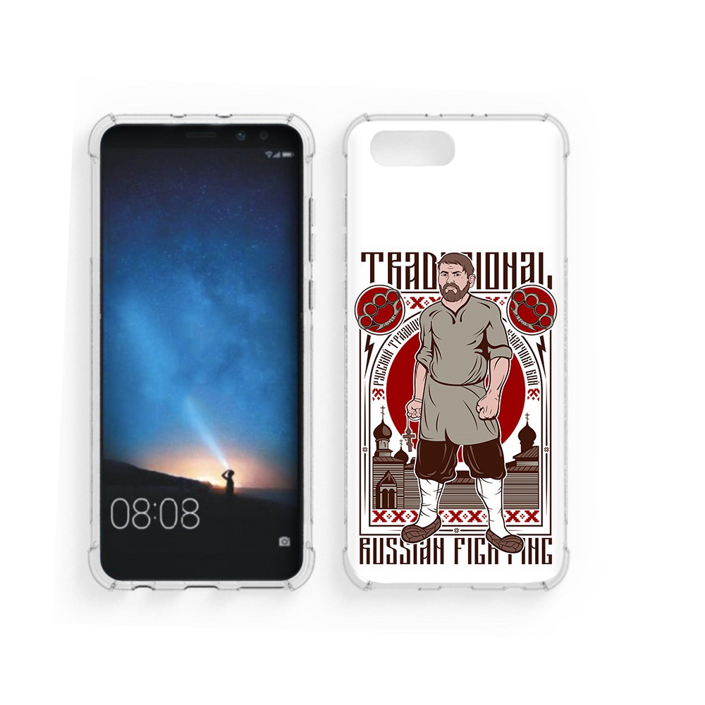 

Чехол MyPads Tocco для Honor V10 Традициональный мужчина (PT98539.62.173), Прозрачный, Tocco