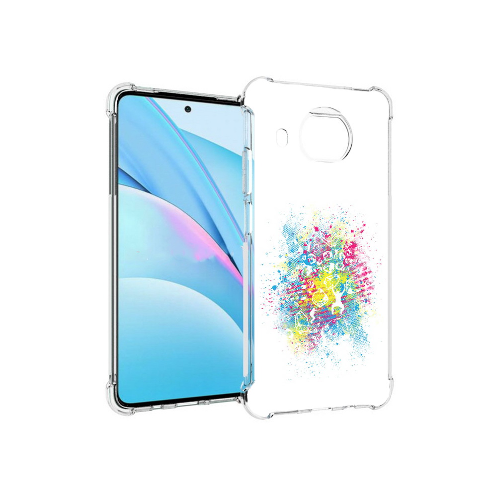 

Чехол MyPads Tocco для Xiaomi Mi 10T Lite акварель абстракция (PT154732.269.214), Прозрачный, Tocco