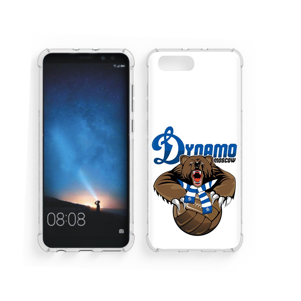 

Чехол MyPads Tocco для Honor V10 ФК Динамо медведь (PT98539.62.175), Прозрачный, Tocco