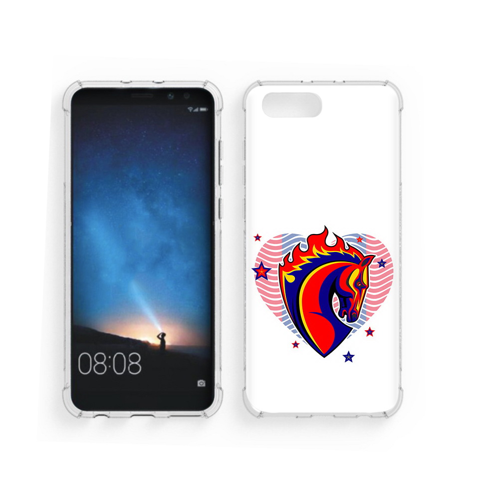 

Чехол MyPads Tocco для Honor V10 ФК ЦСЛ Лошадь (PT98539.62.180), Прозрачный, Tocco