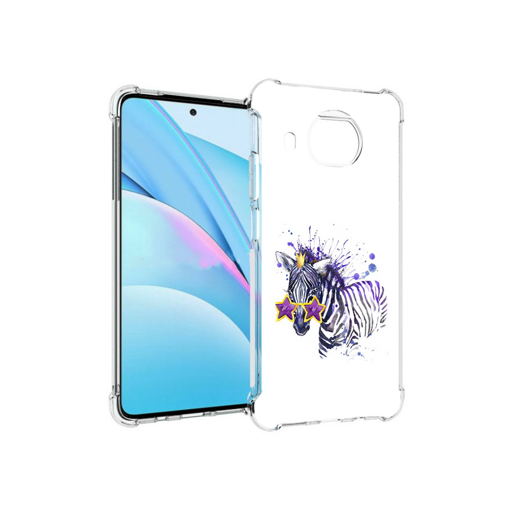 

Чехол MyPads Tocco для Xiaomi Mi 10T Lite акварельная зебра (PT154732.269.215), Прозрачный, Tocco
