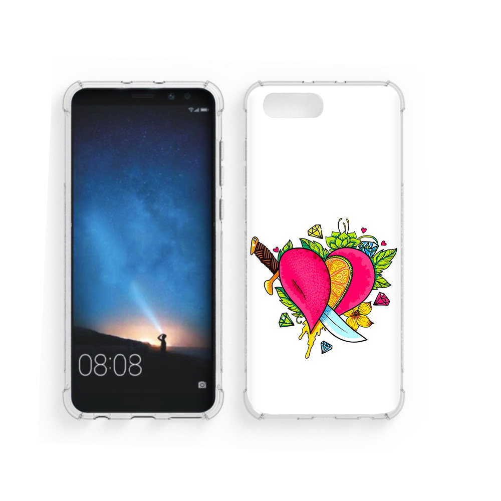 

Чехол MyPads Tocco для Honor V10 Фруктовое сердце (PT98539.62.188), Прозрачный, Tocco