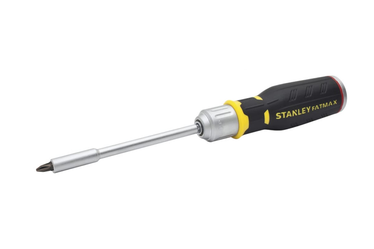 Отвертка реверсивная STANLEY Fatmax® (FMHT0-62690) с 12 вставками набор торцевых головок stanley fatmax fmht0 73022 84 шт