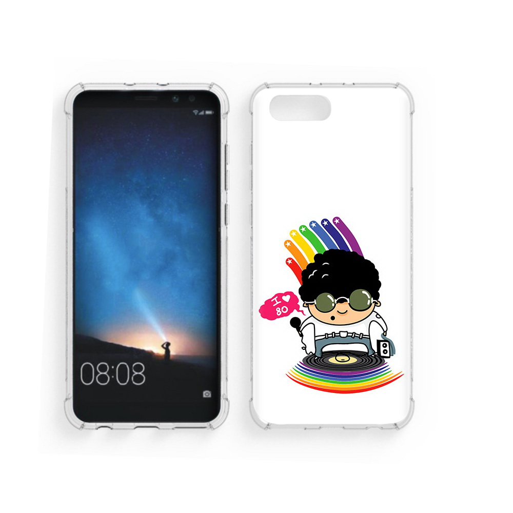 

Чехол MyPads Tocco для Honor V10 Я люблю 80-е (PT98539.62.205), Прозрачный, Tocco