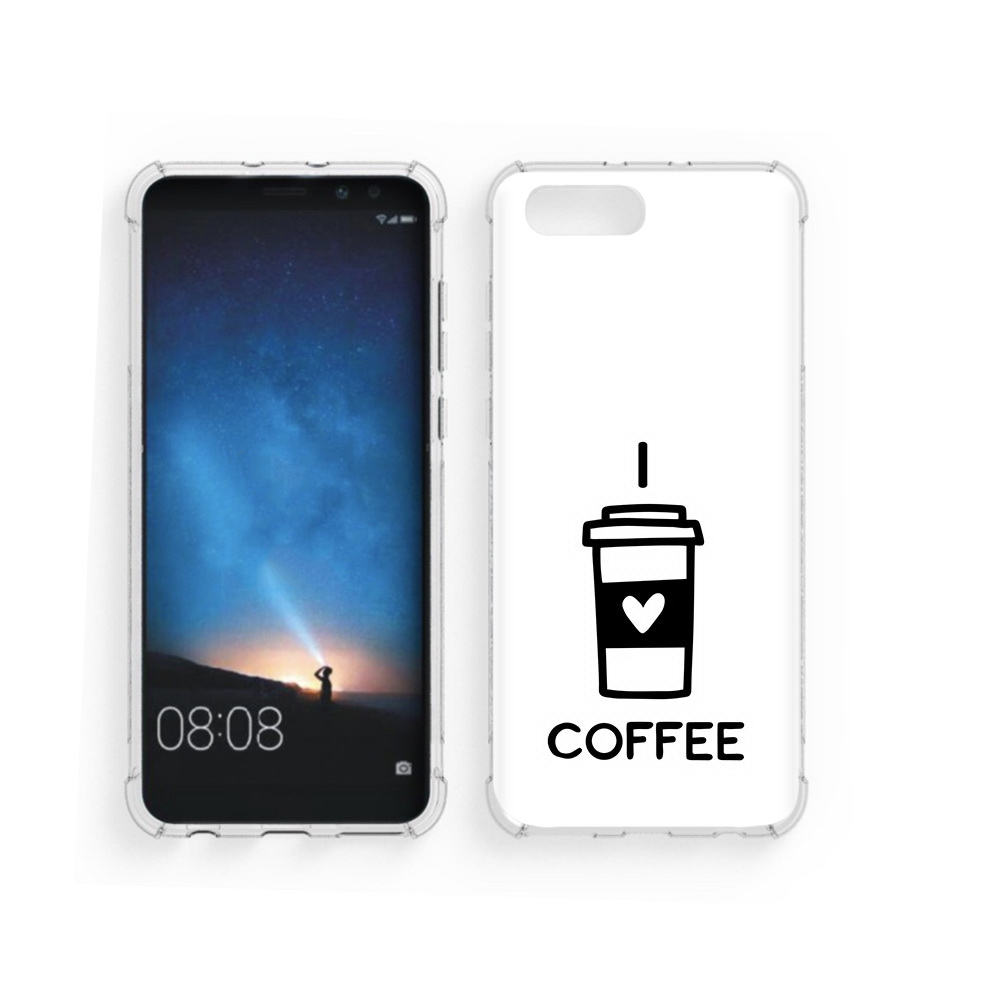 

Чехол MyPads Tocco для Honor V10 Я люблю кофе (PT98539.62.206), Прозрачный, Tocco