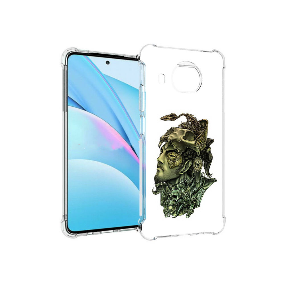 

Чехол MyPads Tocco для Xiaomi Mi 10T Lite бронзовый воин (PT154732.269.248), Прозрачный, Tocco