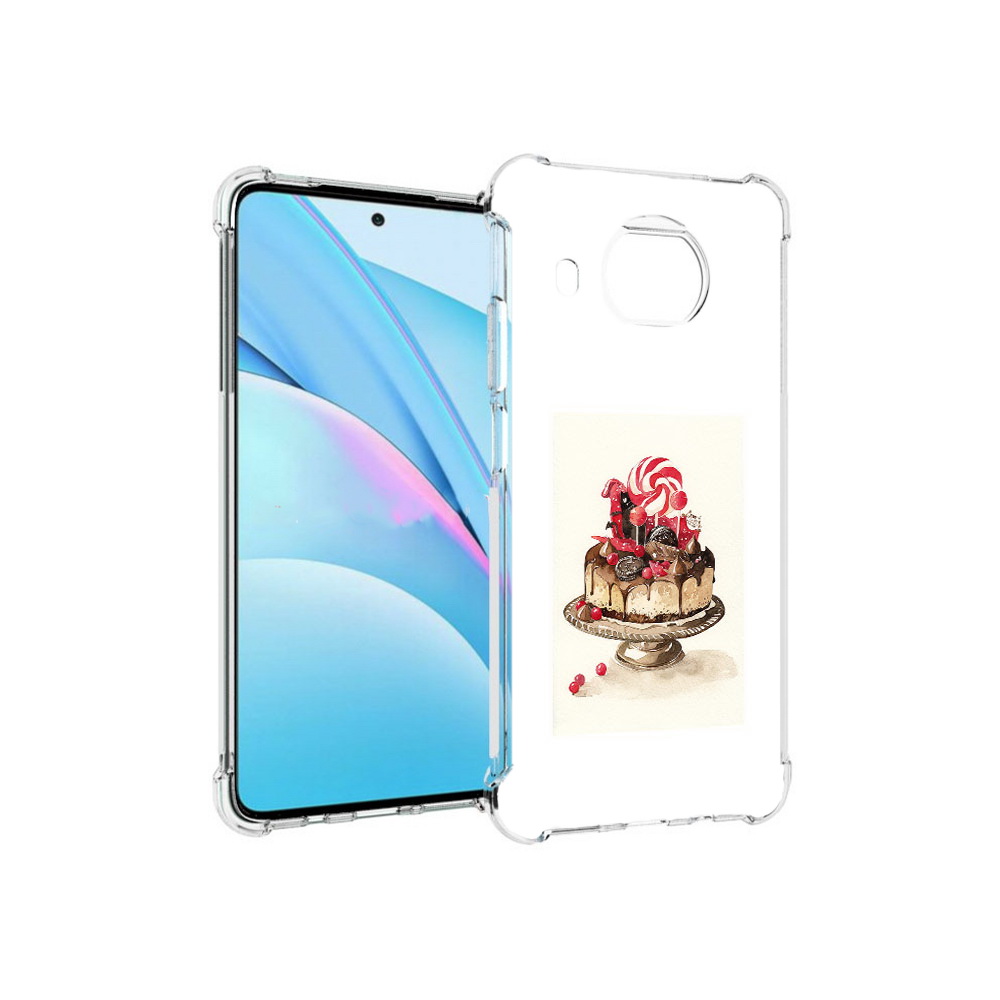 

Чехол MyPads Tocco для Xiaomi Mi 10T Lite вкусный торт (PT154732.269.262), Прозрачный, Tocco