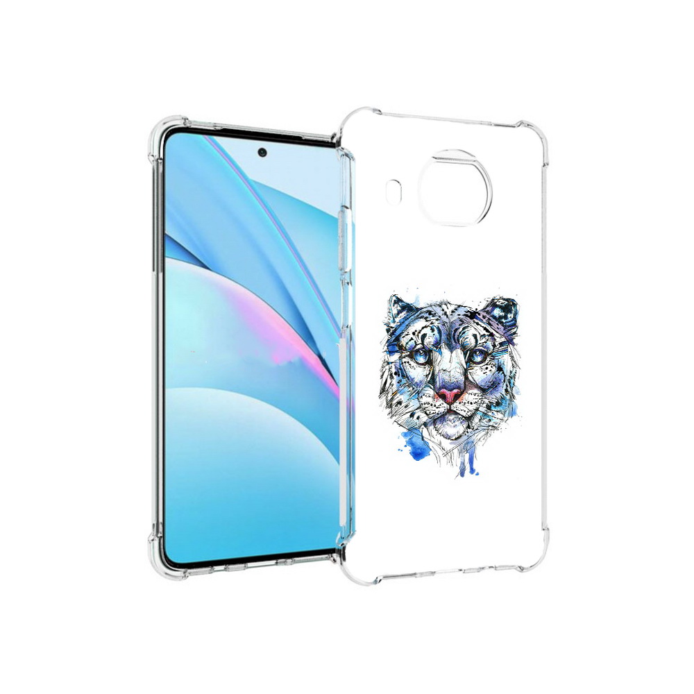 

Чехол MyPads Tocco для Xiaomi Mi 10T Lite водяной тигр (PT154732.269.263), Прозрачный, Tocco