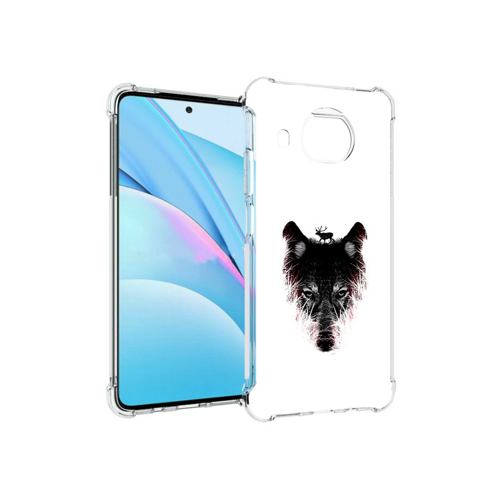 

Чехол MyPads Tocco для Xiaomi Mi 10T Lite волк в траве (PT154732.269.267), Прозрачный, Tocco