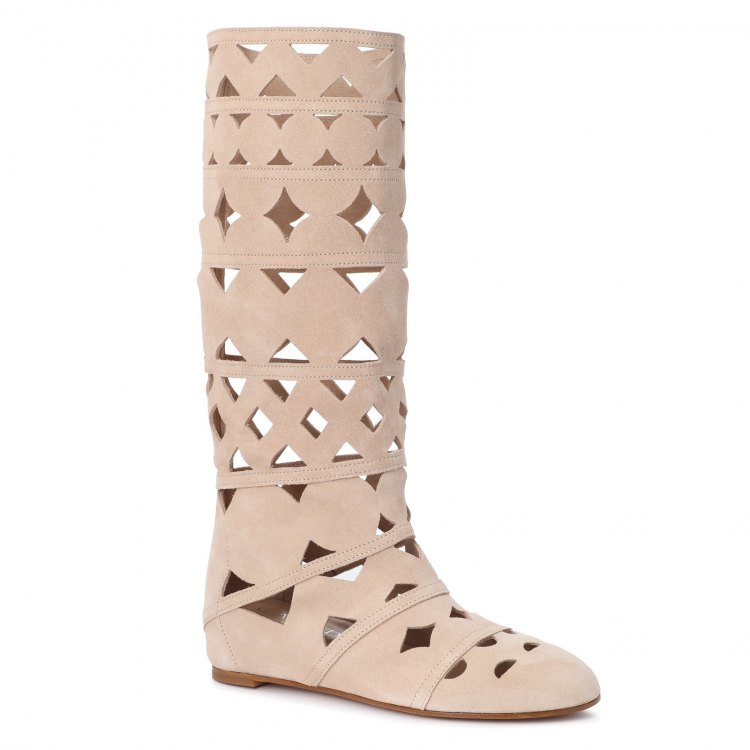 

Полусапоги женские Casadei 1S056P030_2310232 бежевые 36 EU, 1S056P030_2310232