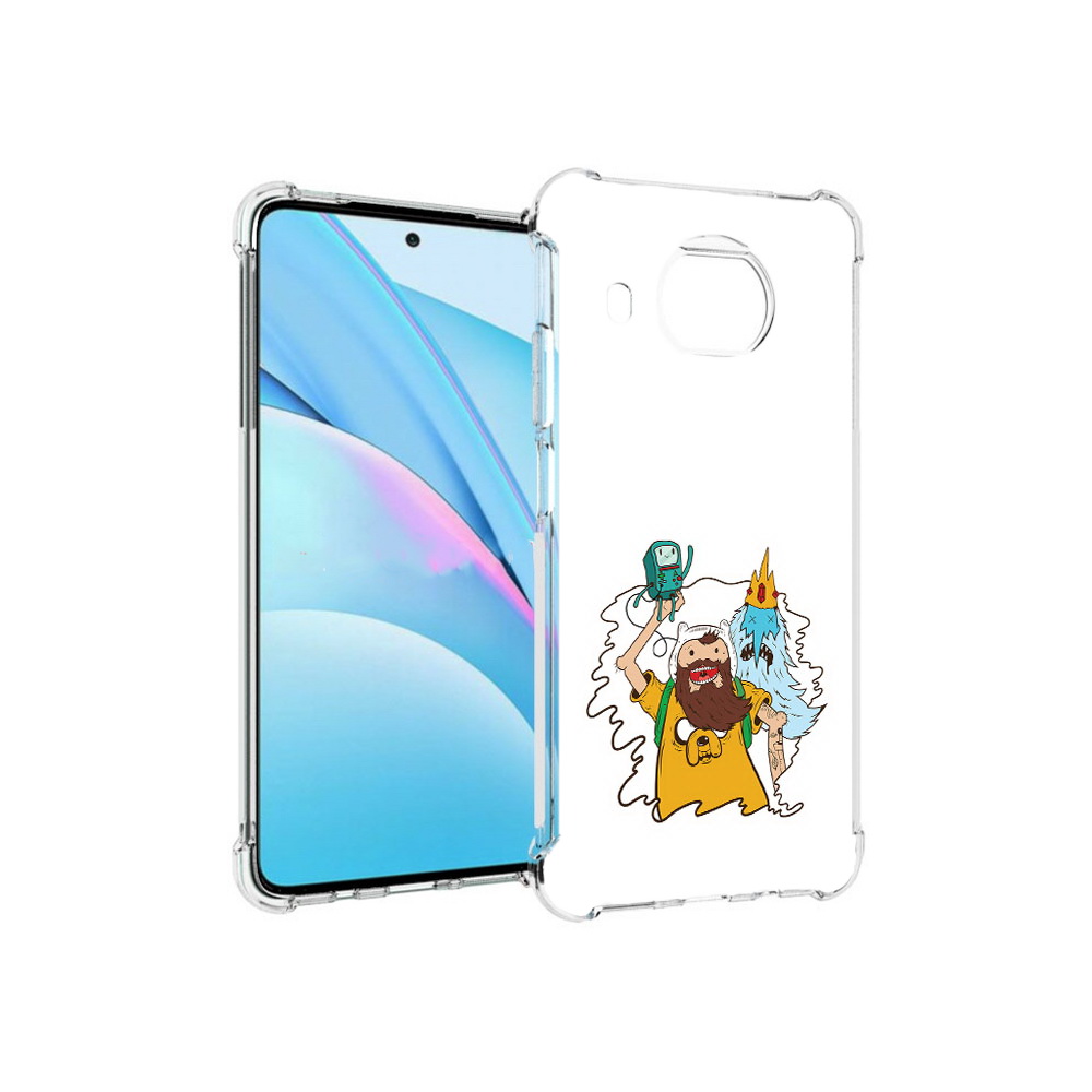 

Чехол MyPads Tocco для Xiaomi Mi 10T Lite время приключений старый Финн (PT154732.269.279), Прозрачный, Tocco