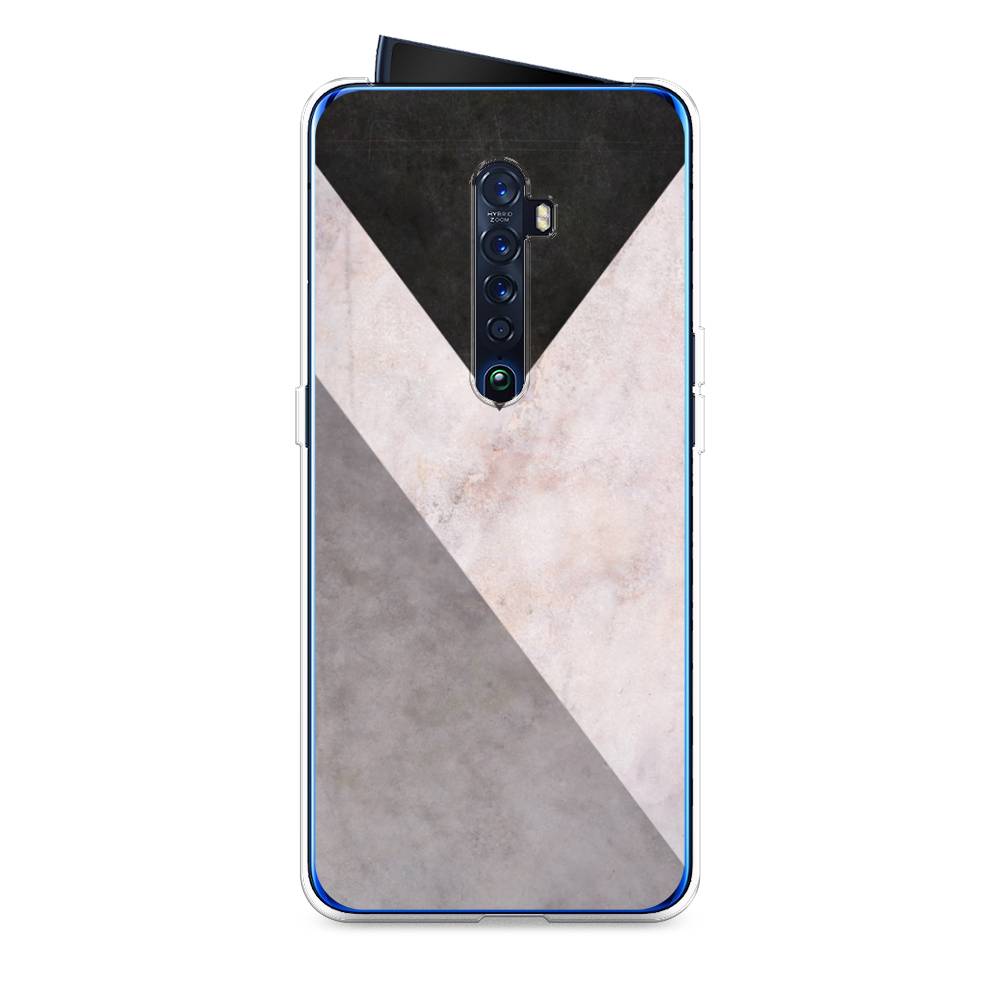 

Чехол Awog на Oppo Reno 2 "Геометричный мрамор", Разноцветный, 253550-3