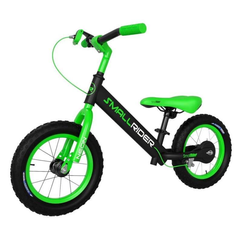 Купить Ranger 6, Детский беговел с надувными колесами и тормозом Small Rider Ranger 3 Neon (зеленый),