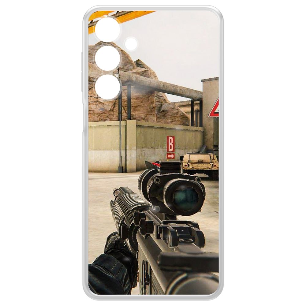 

Чехол-накладка Krutoff Clear Case Cтандофф 2 (Standoff 2) - Оптика для Samsung Galaxy A16, Прозрачный