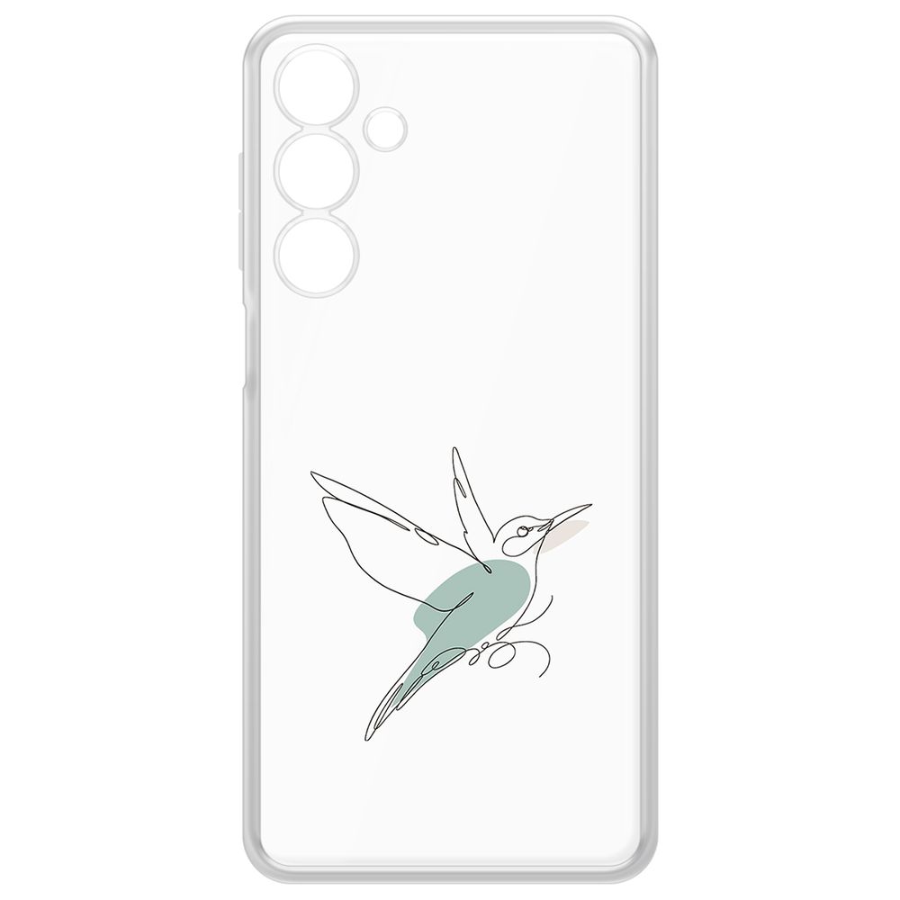 

Чехол-накладка Krutoff Clear Case Легкость для Samsung Galaxy A16, Прозрачный