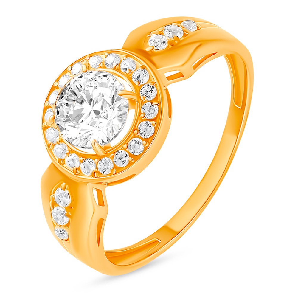 

Кольцо из серебра с фианитом р. , 585Gold 701012367, 701012367