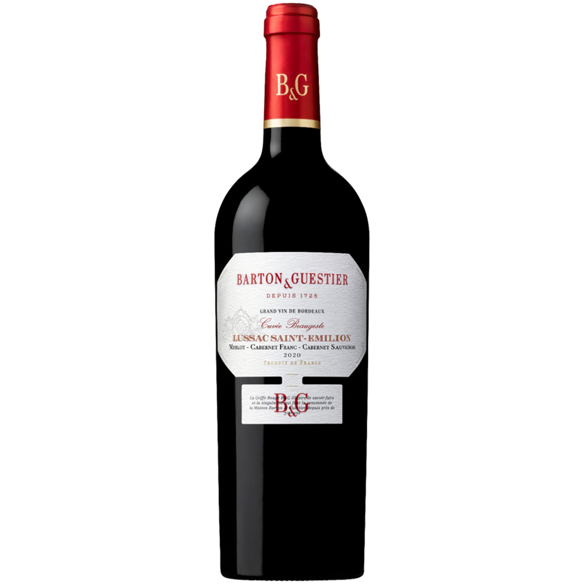 

Вино Barton & Guestier Lussac Saint Emilion красное сухое 0,75 л