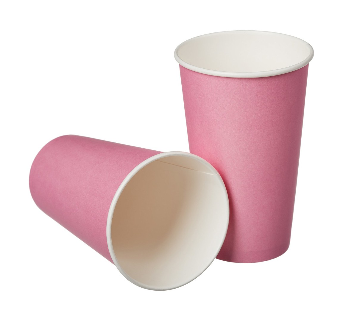 

Одноразовый стакан, бумажный, розовый, 250 мл, 1000 шт.