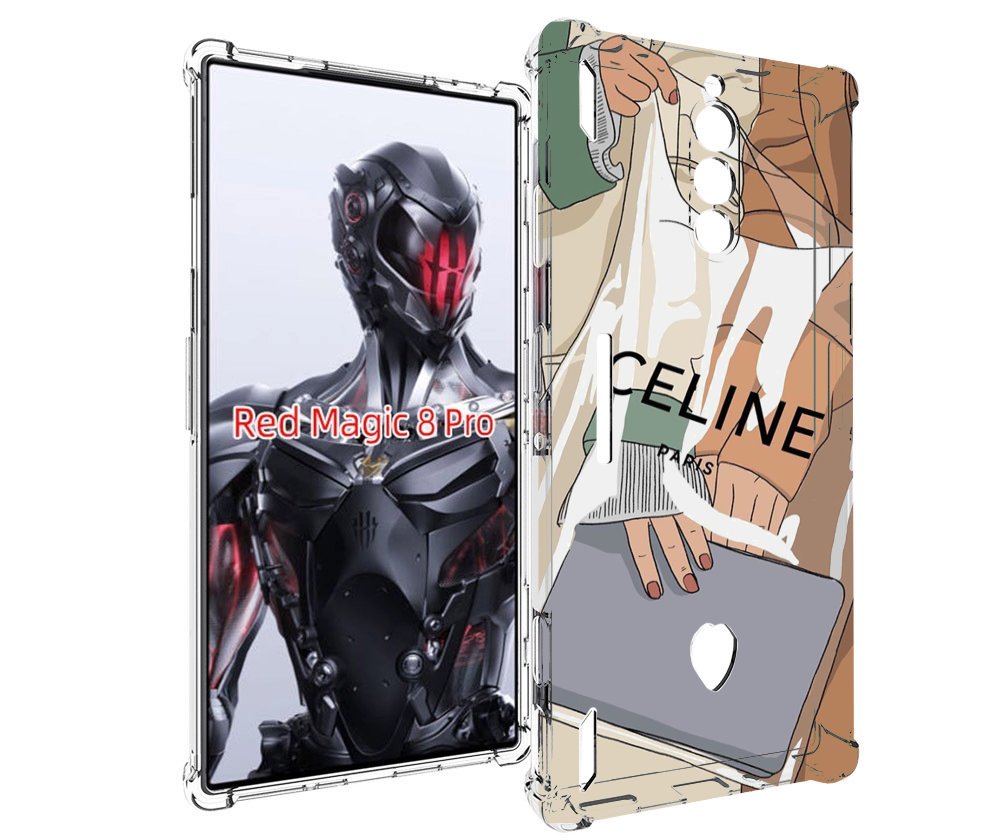 

Чехол MyPads пакет-келин-париж женский для ZTE Nubia Red Magic 8 Pro / Red Magic 8 Pro ..., Tocco