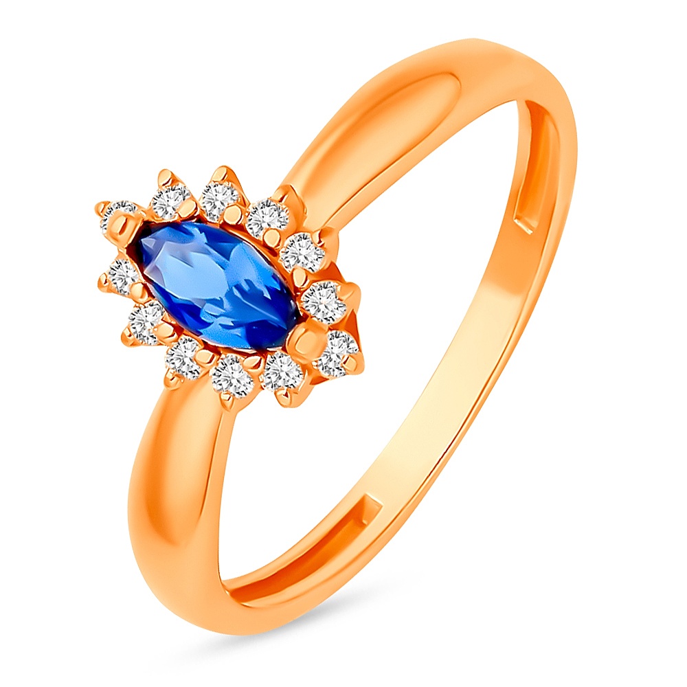 

Кольцо из серебра с фианитом р. , 585Gold 701012372, 701012372