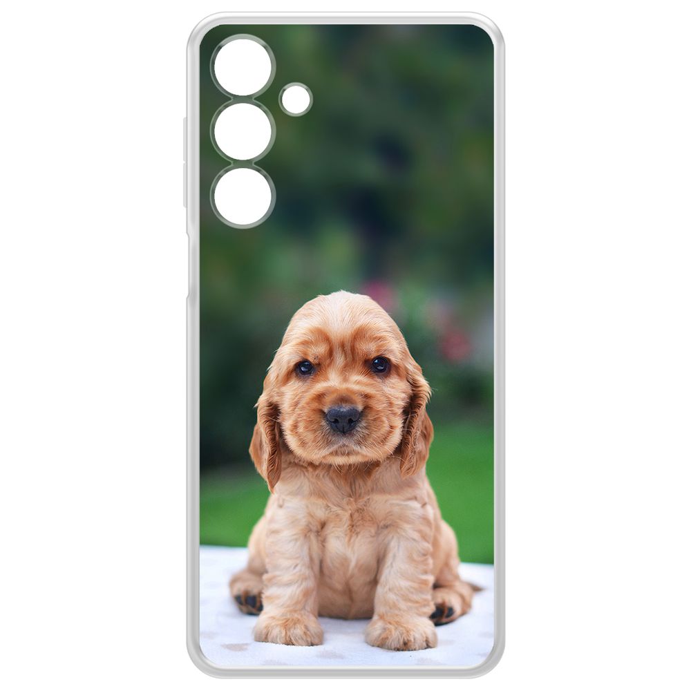 

Чехол-накладка Krutoff Clear Case Щенок кокер-спаниеля для Samsung Galaxy A16, Прозрачный