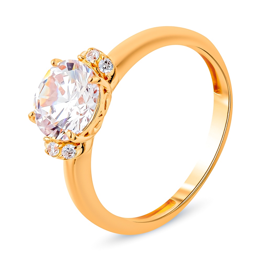 

Кольцо помолвочное из серебра с фианитом р.  585Gold 701012442, 701012442