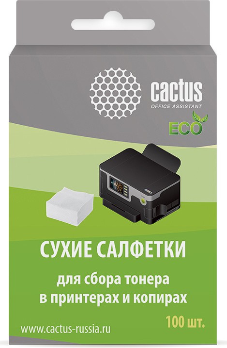 Сухие салфетки CACTUS CS-P2003E 100 шт