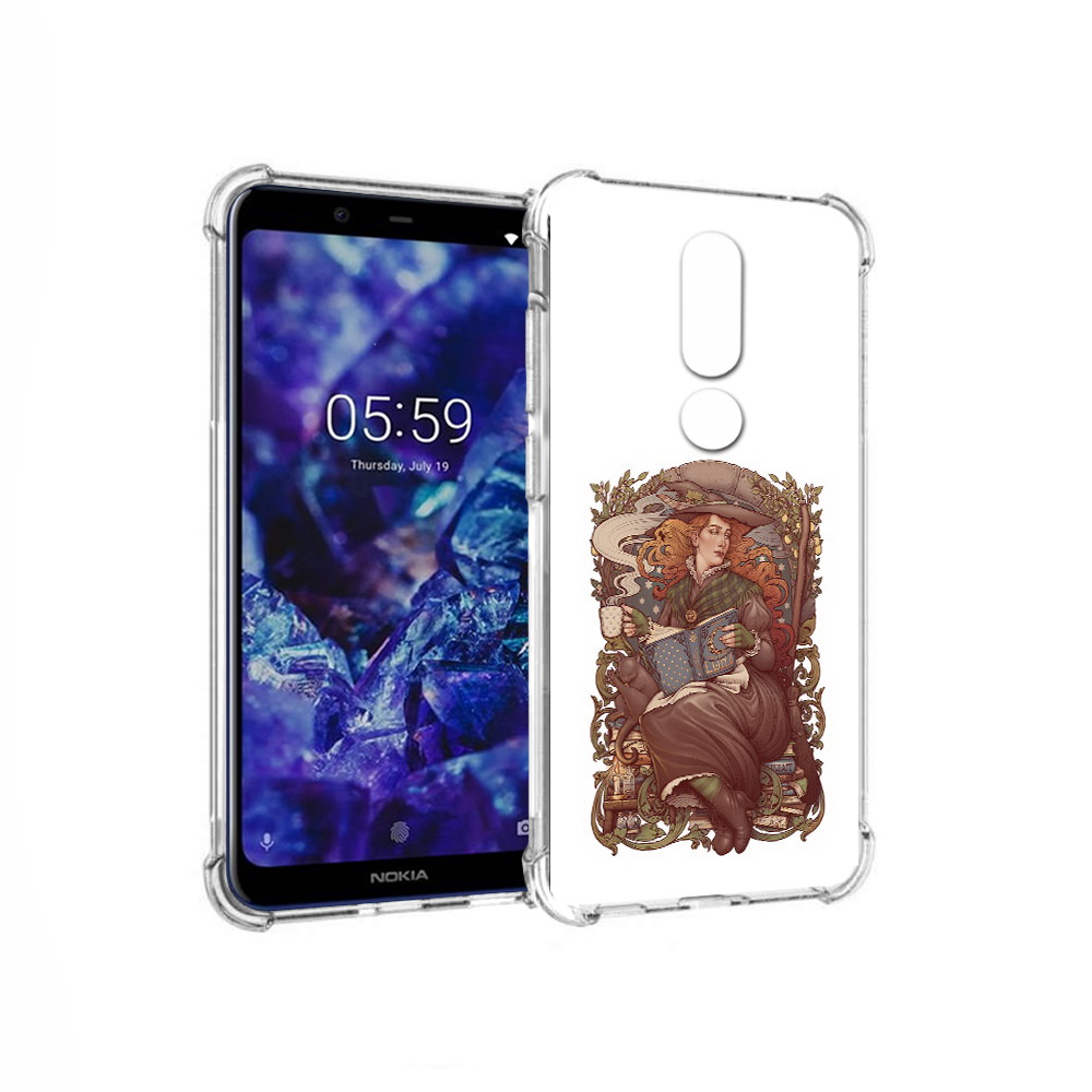

Чехол MyPads Tocco для Nokia 5.1 Plus Женские_126 (PT119548.120.81), Прозрачный, Tocco