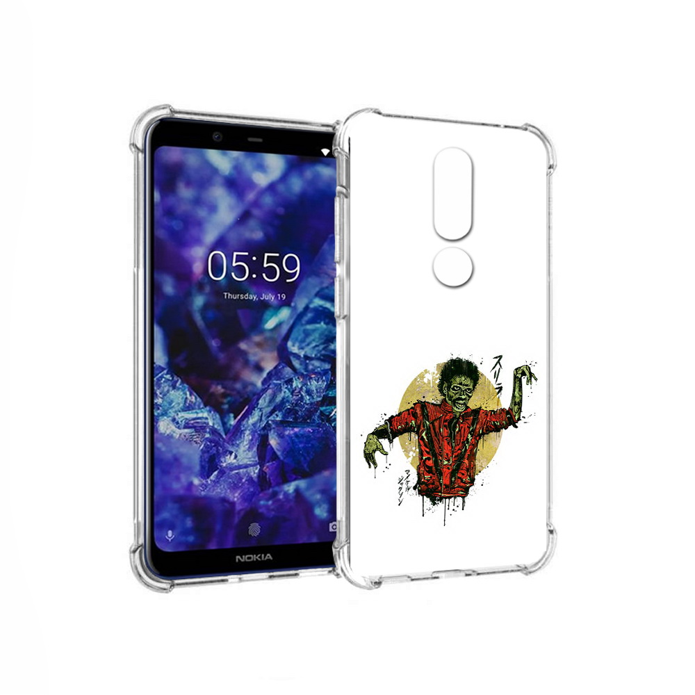 

Чехол MyPads Tocco для Nokia 5.1 Plus Зомби (PT119548.120.89), Прозрачный, Tocco
