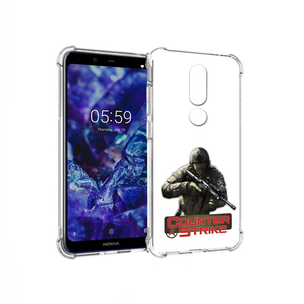 

Чехол MyPads Tocco для Nokia 5.1 Plus Контра (PT119548.120.95), Прозрачный, Tocco