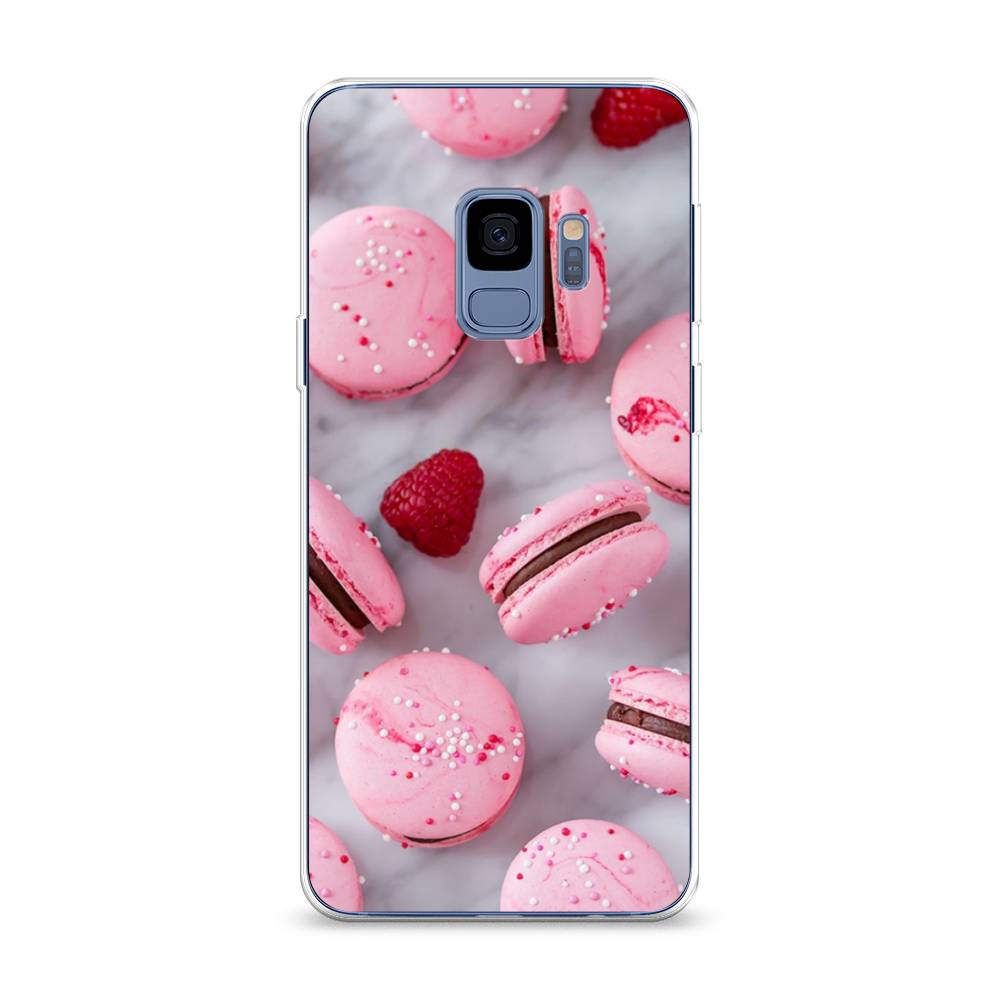 

Чехол Awog на Samsung Galaxy S9 "Макарони с малиной", Серый;розовый, 25750-10