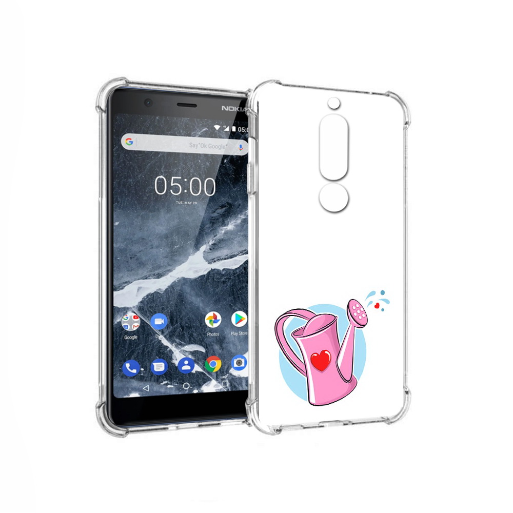 

Чехол MyPads Tocco для Nokia 5.1 Лейка любви 14 февраля (PT114144.121.103), Прозрачный, Tocco