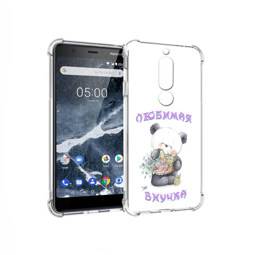 

Чехол MyPads Tocco для Nokia 5.1 Любимая внучка (PT114144.121.110), Прозрачный, Tocco