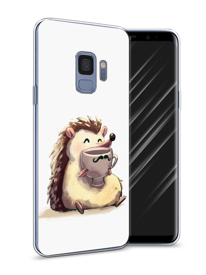 

Чехол Awog на Samsung Galaxy S9 "Еж кофеман", Белый;коричневый;бежевый, 25750-10