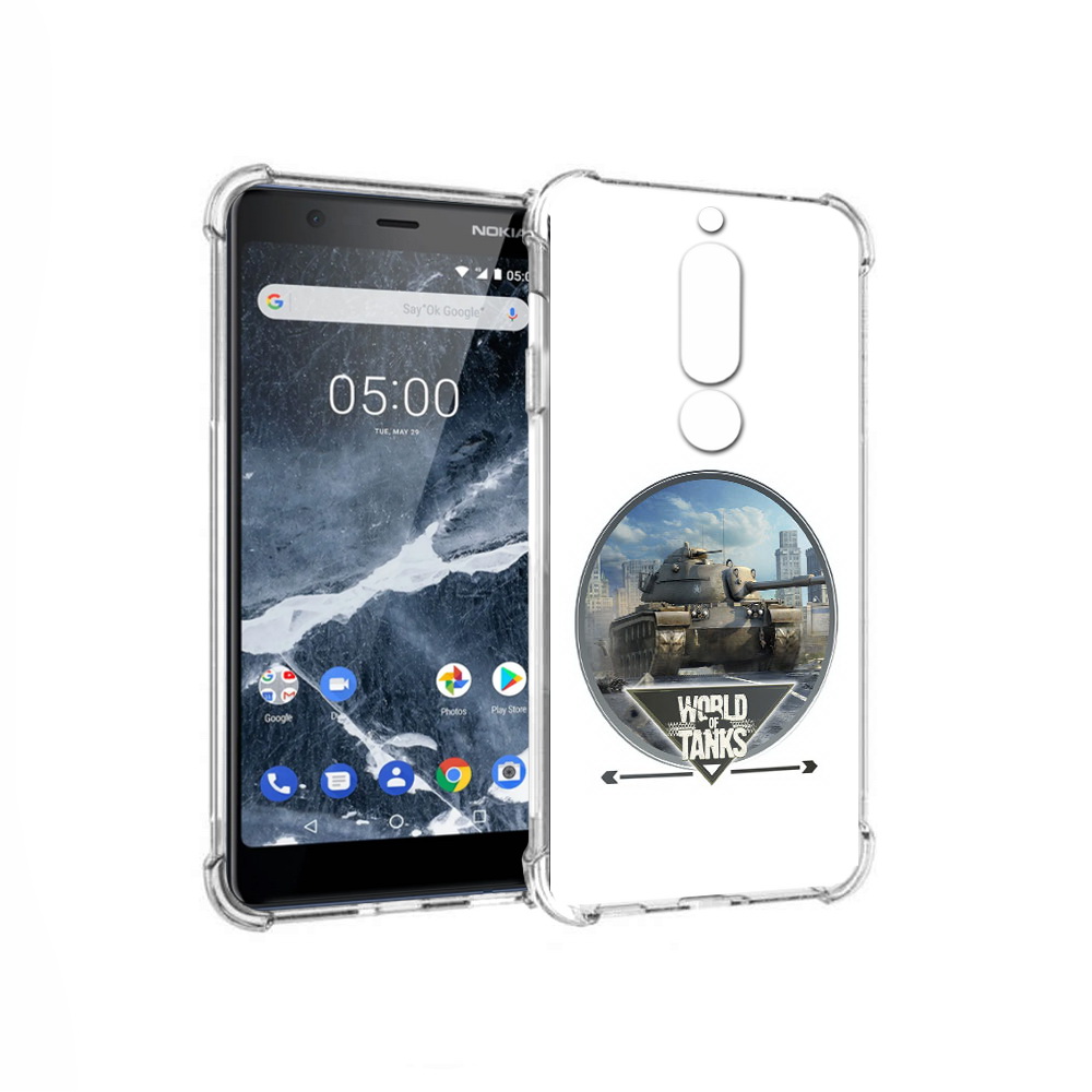 

Чехол MyPads Tocco для Nokia 5.1 Мир танков (PT114144.121.119), Прозрачный, Tocco