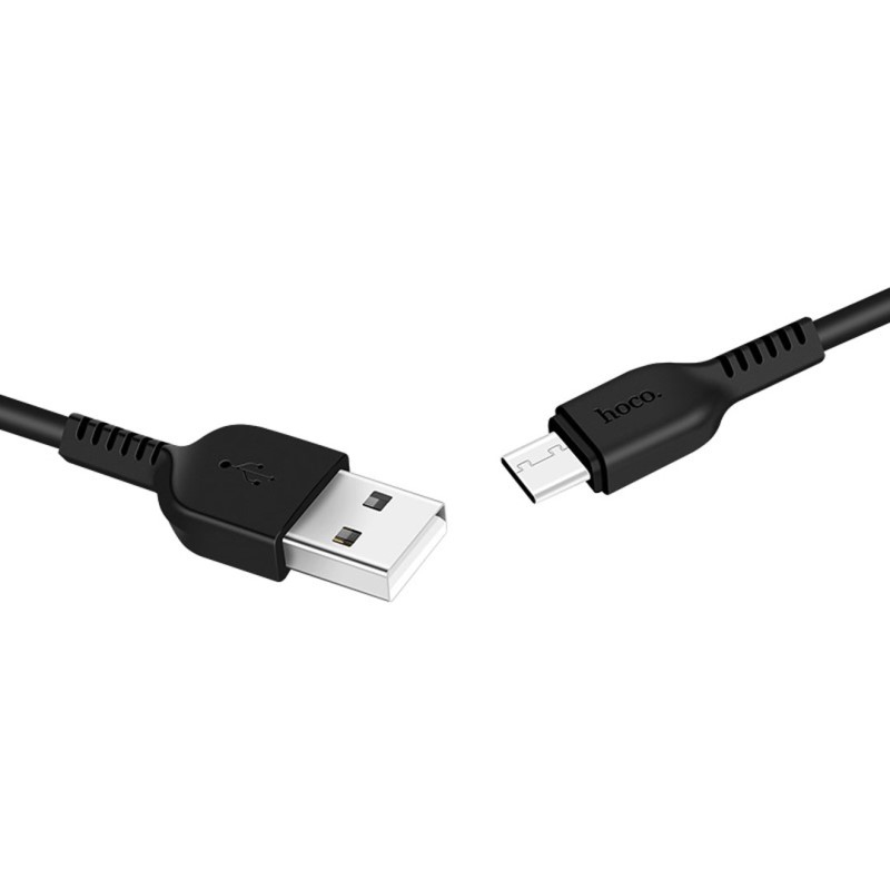 Кабель USB 2.0 A (m) - USB Type-C (m) 2м Hoco X20 Flash - Черный