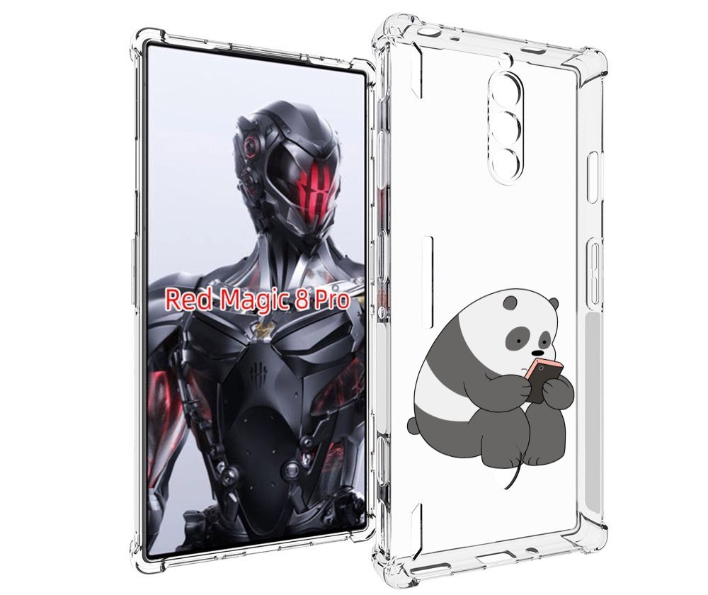 

Чехол MyPads панда-в-телефоне для ZTE Nubia Red Magic 8 Pro / Red Magic 8 Pro Plus, Tocco