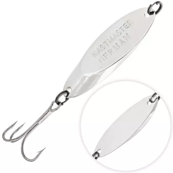 

Блесна German Kastmaster 105 34мм. 3.5гр. S01, Серебристый, Kastmaster