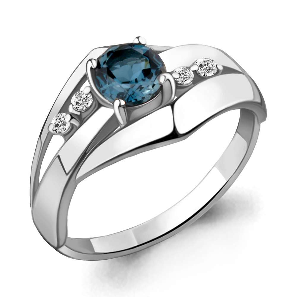 

Кольцо из серебра с топазом р.  Aquamarine 6581808_925_р, 6581808_925_р