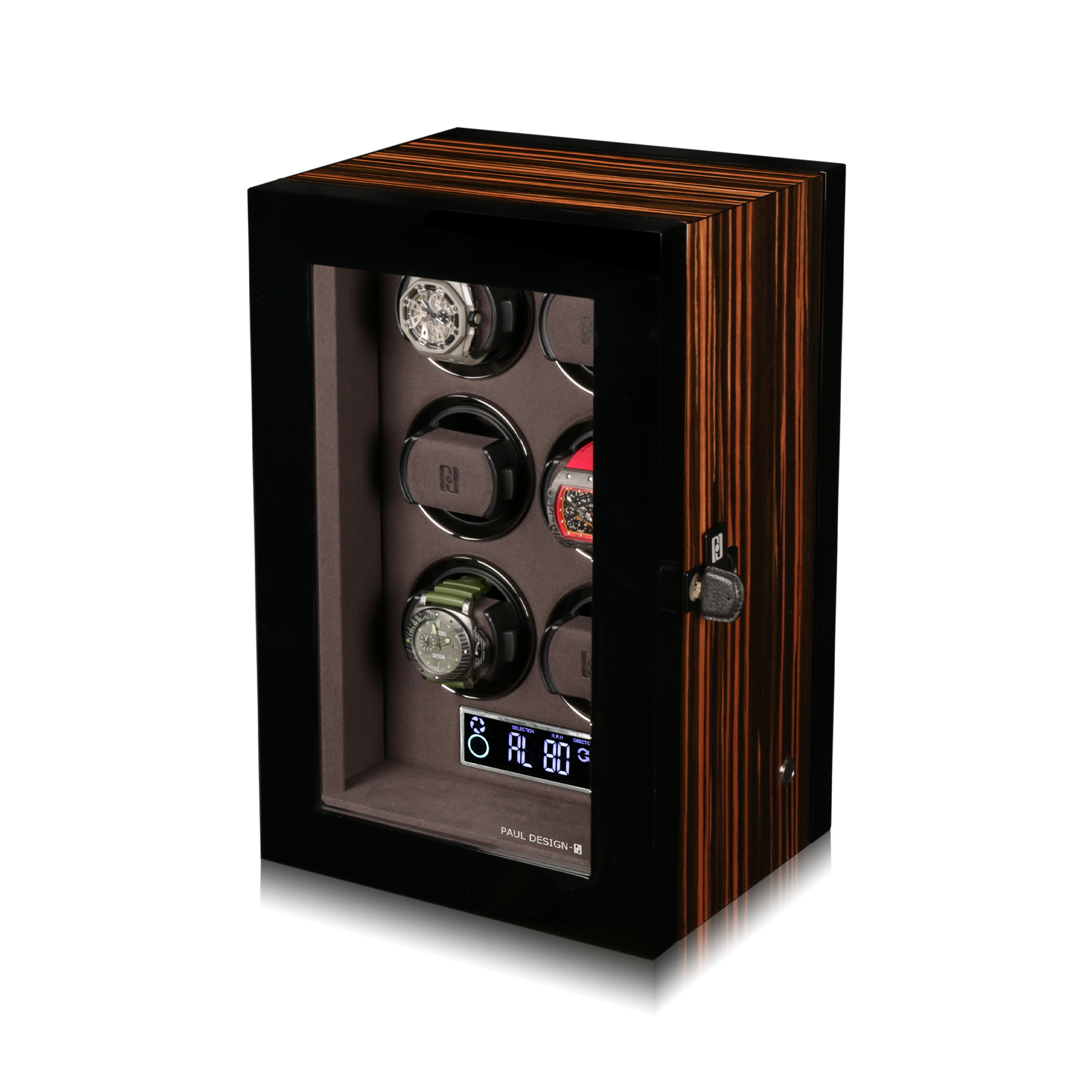 Современная шкатулка с подзаводом для 6 часов Paul Design
